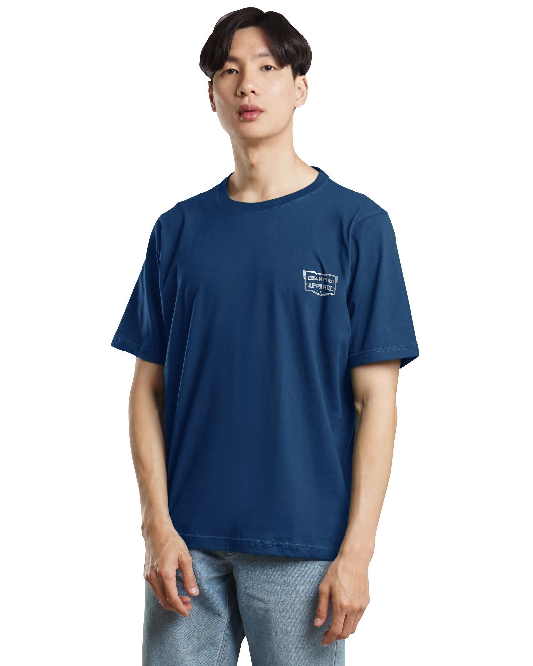 Outfit Kaos Polos Navy Keren Buat Main